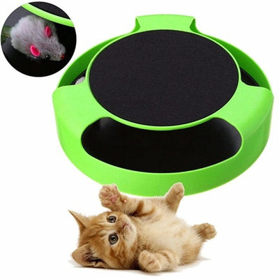 Fantastic Dream Deals 1 Green Pet Automatic Toy Funny Cat Interactive Toy