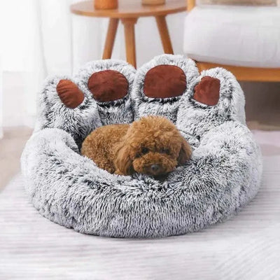 premiumpetshop Pet Bear Paw Shape House Bed